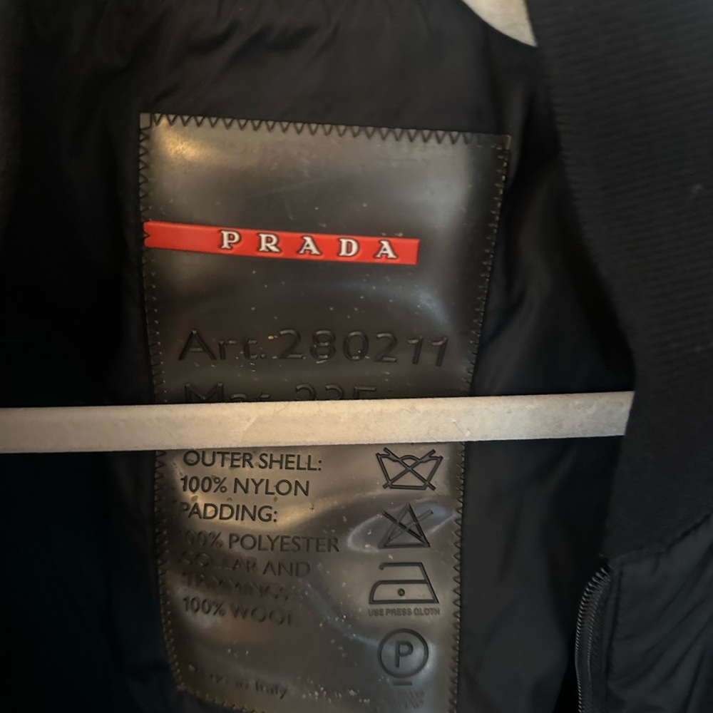 Prada Men's Black Puffer Jacket